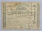 Antique 1842 New York State Canal Department  90 000 Stock Certificate