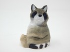 Raccoon Forest Figurine Decor Art Small Statue Gift Carving Miniature Animal
