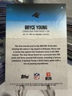 2025 Topps Signature Class Bryce Young 1 1 Gold Foilfractor Carolina Panthers