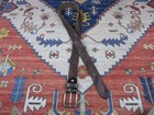 Rrl Double Rl Dark Brown Leather Belt With Silver Buckle Vintage Patina Sz30-34