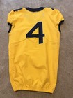 West Virginia University Wvu Game Worn Team Issued Signed Cj Donaldson  4 Jersey