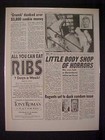Vintage Newspaper Headlines   Murder Serial Killer Jeffrey Dahmer Arrested  1991
