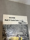 Vintage 1953 Oliver Model A Crawler Tractor Sales Brochure Free Shipping