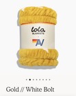 Lola Blanket X Aviator Nation Gold  white  Bolt Large