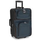 Travel Select Amsterdam Expandable Rolling Upright Luggage Navy 4-piece Set