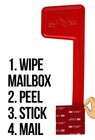 Universal Peel And Stick Replacement Mailbox Flag Replacement  no Tools