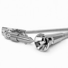 5  Manual Roll-down Hurricane Shutter Hand Crank Pole - Round Smaller Bell Style