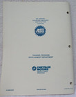 Chrysler Motors 1987 Electronic Fuel Injection Reference Book 81-699-6022r