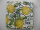 New York Botanical Garden Caspari Napkins seville Ivory lemons 20 Napkins nip