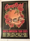 Guns N Roses Poster Foil North American Tour 2023 Gnr Axl Slash Lmtd  378 1000