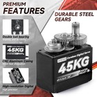 45kg Coreless Servo Motor High Torque Steering  Smraza 8 4v 180   