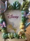 Sculpture Disney Fairies Picture Frames 4    X 6    Tinker Bell  Lot Of 2