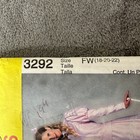 Mccalls Pattern 3292 Victorian Edwardian Bridal Dress Sz 18-22 Uncut Costume