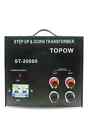 Topow 20000 Watt Step Up   Down Voltage Converter Transformer 110v - 220 Volts