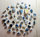 Genuine Surf Tumbled Sea Glass  From Japan  Pottery Very Small To Small