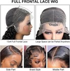 Water Wave Lace Front Wig Human Hair 13  4 Hd Lace Frontal Wigs Pre Plucked Remy