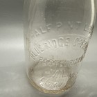 Blueridge Creamery Luray Virginia Va Embossed Half Pint 1 2