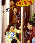 Seinfeld Signed Movie Poster 11x17 With Coa - Authentic Memorabilia