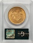 1851  20 Green Label Liberty Double Eagle Pcgs Xf40