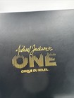 Rare New Michael Jackson One Cirque Du Soleil Black gold Padded Photo Folder