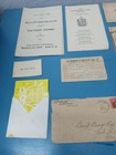 Vintage Lot Of 10 Letters   Documents  ll 