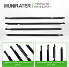 4-piecs Weatherstrip Window Molding Trim Sill Seal Belt Replacement For Rav4