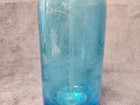Cobalt Blue L d Beverages New York Seltzer Bottle Glass Siphon Czech Mark U-12a