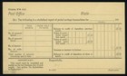 Us  uz1  1   Postal Savings Postal Card  Vf