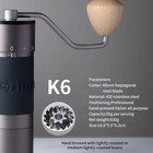 Kingrinder Manual Coffee Grinder Stainless Steel 38mm 48mm Burr K0-k7