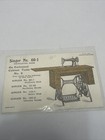 Trade Card Singer Sewing Machines Printed Great Britain