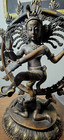 Antique Bronze Lord Shiva Nataraja Nartisvara Hindu Temple Statue Large 13 