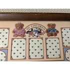 Vintage 90 My Children Teddy Bear Photo Wood Frame Nursery Decor Country Cottage
