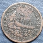 Hard Times Token 1841 Webster Credit Currency 1837 Van Burren Metallic  103821
