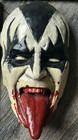 Kiss Ceramic Mask Gene Simmons Blood Face Plaque 10  Vintage Kiss Memorabilia