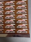 Nos 1990s Life Savers Butter Rum Counter Sticker Sheet 28 Labels Metallic Foil