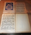 4x Vintage Sheet Music Lot  Carl Perkins  James Taylor  Simon And Garfunkel Lot