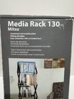 Atlantic Mitsu 5 Tier Media Storage Rack 130 Cd - 90 Dvd 64835195 Black New