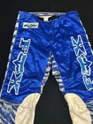 Rare Nos Fox Racing Blue Zebra Vintage Motocross Pants Sz 32 Supercross Mx Jt