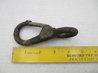 Antique Vintage Snap Clip Hook Nautical Boat Galvanized Iron Wooden Ship   D b77