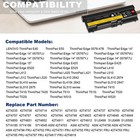    battery For Lenovo Thinkpad T410 T420 T510 T520 W510 Sl410 Sl510 E40 E50 2-type