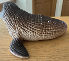Vtg Walrus Toy 1991 4 5  X 4  X 2 5  Plastic Vintage 90s Unbranded Brown White