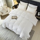 Goose Feather Down Comforter all Seasons 100  Cotton Feather Down Duvet Inser   