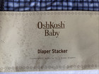 Vintage Osh Kosh B gosh Check Plaid Dump Truck Diaper Stacker Nip