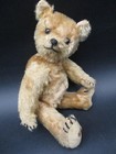 Miniature 9  Antique Mohair Teddy Bear German Steiff Bing   Shoe Button Eyes