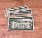 1928 1934 One Dollar Funny Back Silver Certificate Blue Seal  1 Note Bill