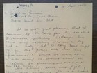 Wwii Letter From Colonel Cassidy   Us 101st Airborne   reproduction  