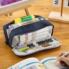 Large Capacity Pencil Case     Zipper Pen Pouch Organizer For School   Adults 