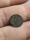 1200s 1 Obol Spanish Medieval Silver Old Coin Crusaders Templar Cross Barcelona
