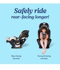 Graco Extend2fit Convertible Car Seat     Rear   Forward Facing  