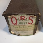 Vintage Qrs Player Piano Roll 8681 Frosty The Snow Man 1950 Christmas